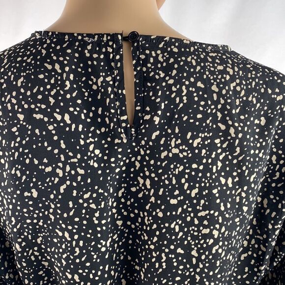 Mittoshop Milky Way black mini A-line dress size S - Picture 5 of 9